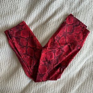 Lululemon snakeskin leggings